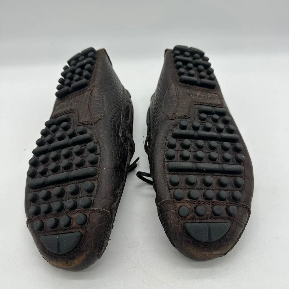 Cole Haan C28526 Mens 9.5 D Gunnison Crocodile Embossed  display picture 2
